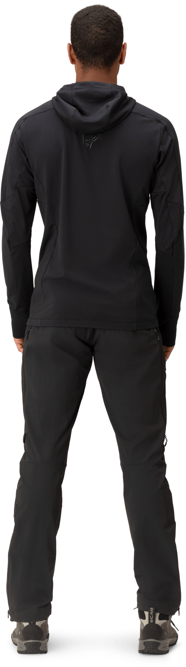 Norrøna Men's Falketind Power Grid Hood Caviar Norrøna