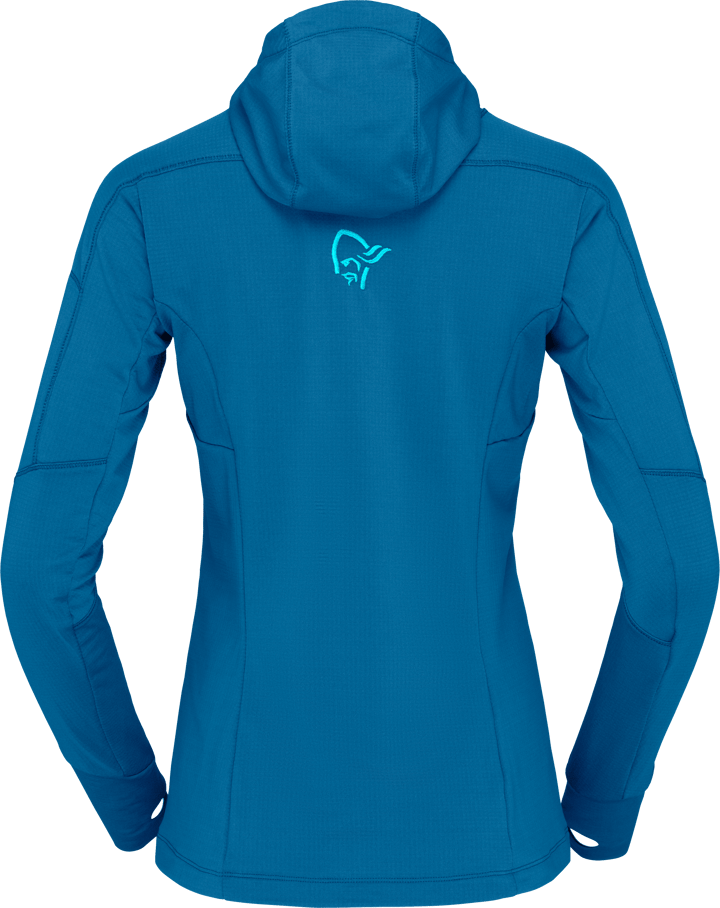 Norrøna Women's Falketind Power Grid Hood Mykonos Blue Norrøna