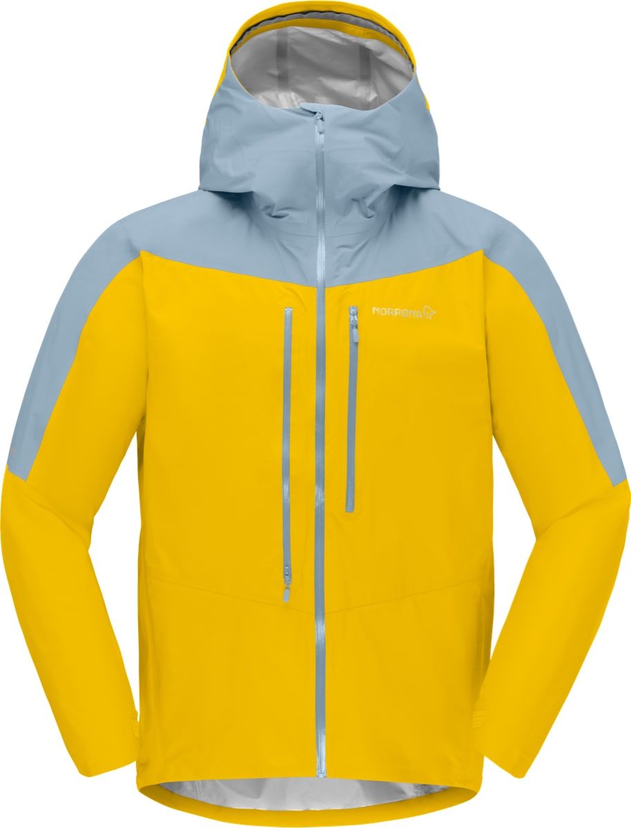Norrøna Falketind Gore-Tex Paclite Jacket M's Sulphur/Blue Fog