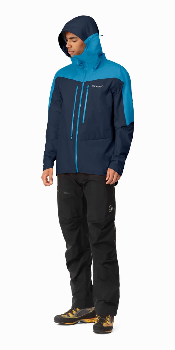 Norrøna Falketind Gore-Tex Paclite Jacket M's Hawaiian Surf/Indigo Night Norrøna Norrøna Falketind Gore-Tex Paclite Jacket M's Hawaiian Surf/Indigo Night Norrøna