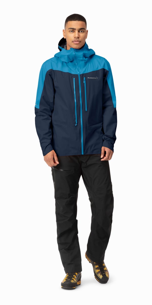 Norrøna Falketind Gore-Tex Paclite Jacket M's Hawaiian Surf/Indigo Night Norrøna Norrøna Falketind Gore-Tex Paclite Jacket M's Hawaiian Surf/Indigo Night Norrøna