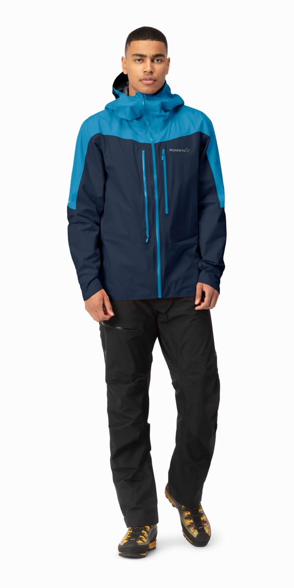 Norrøna Falketind Gore-Tex Paclite Jacket M's Hawaiian Surf/Indigo Night Norrøna