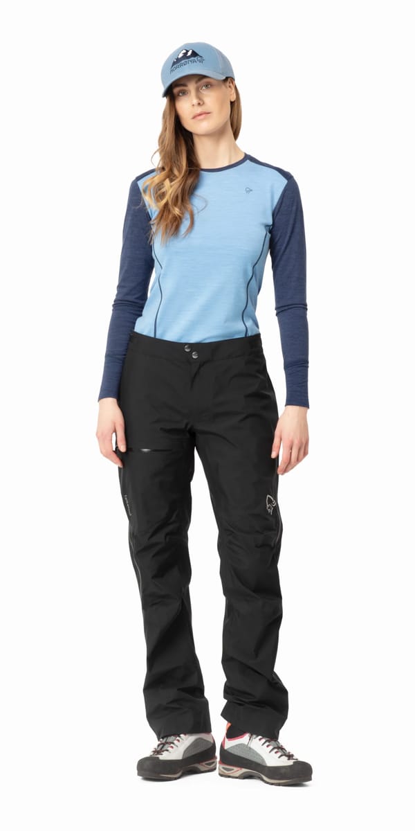 Norrøna Women's Falketind Gore-Tex Paclite Pants Caviar Norrøna