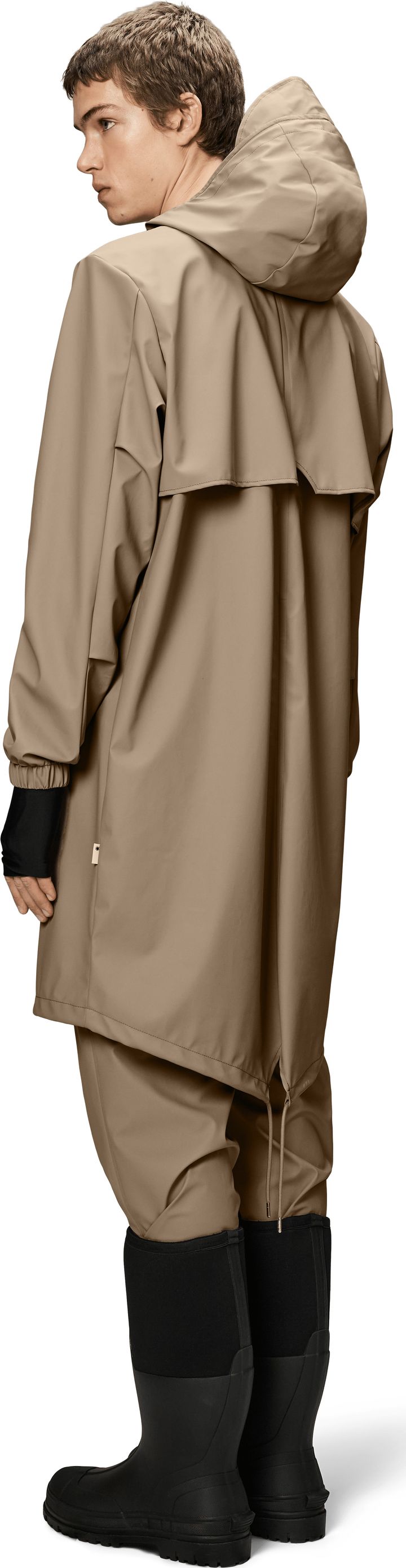 Rains Unisex Fishtail Parka Beige Rains Rains Unisex Fishtail Parka Beige Rains