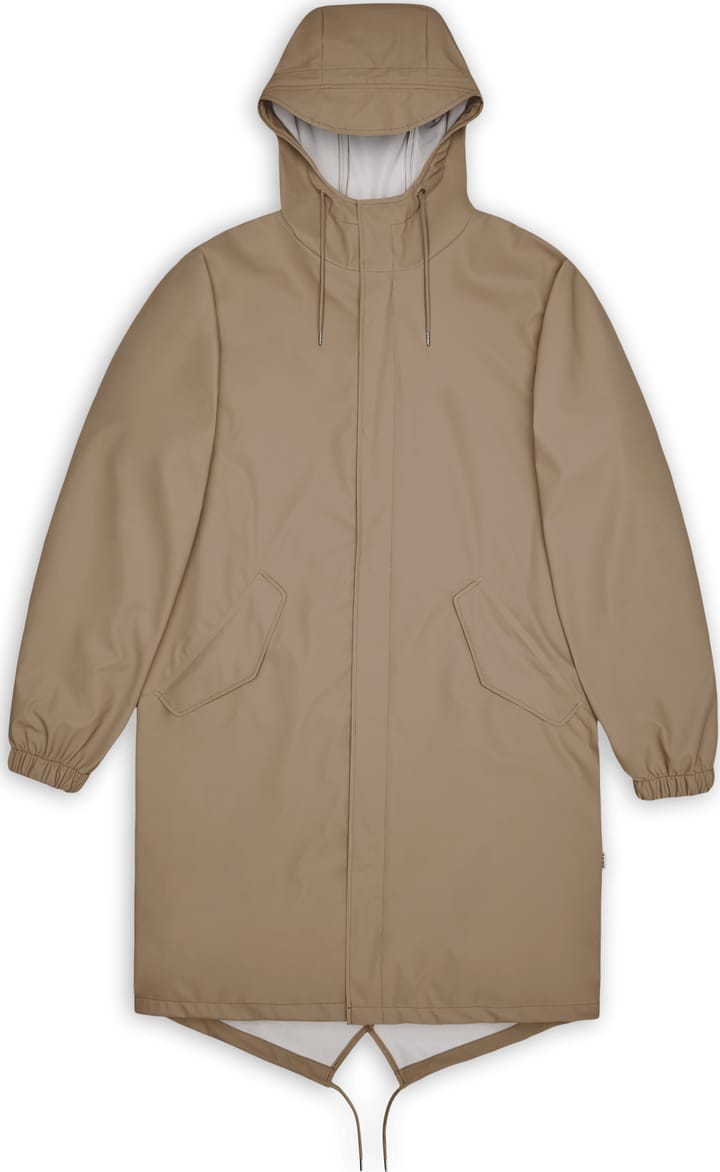 Rains Unisex Fishtail Parka Beige Rains