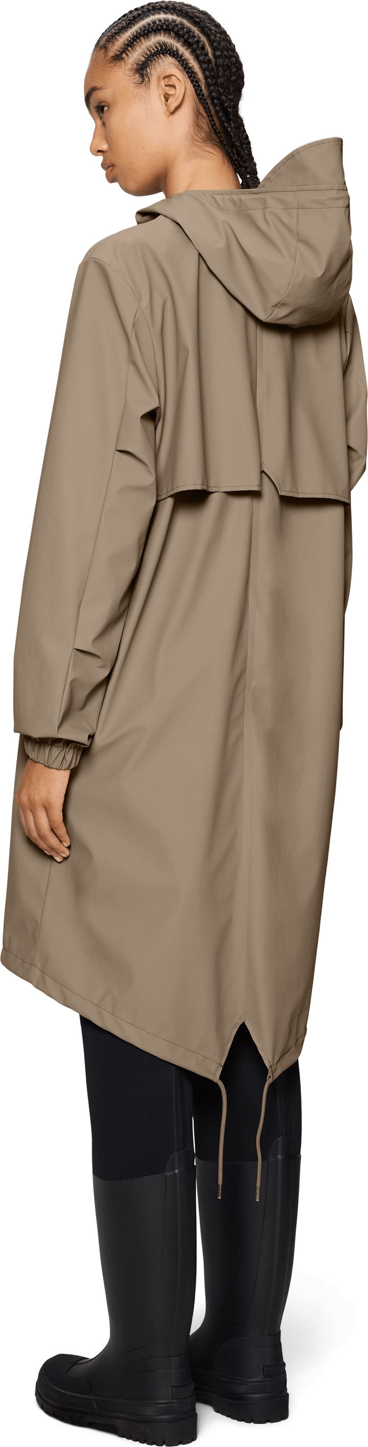 Rains Unisex Fishtail Parka Beige Rains