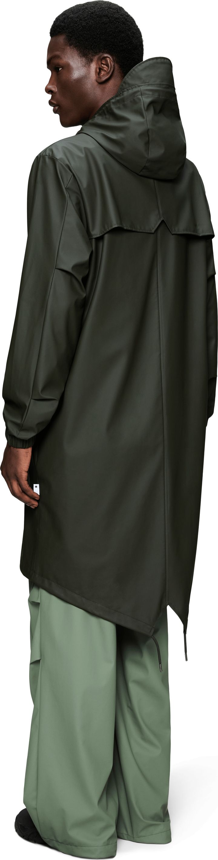 Rains Unisex Fishtail Parka Green Rains