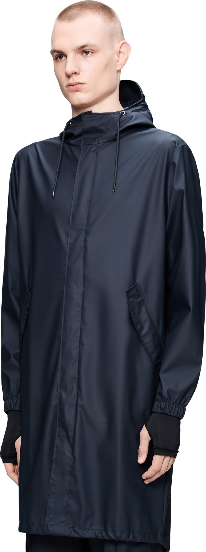 Rains Unisex Fishtail Parka Navy Rains