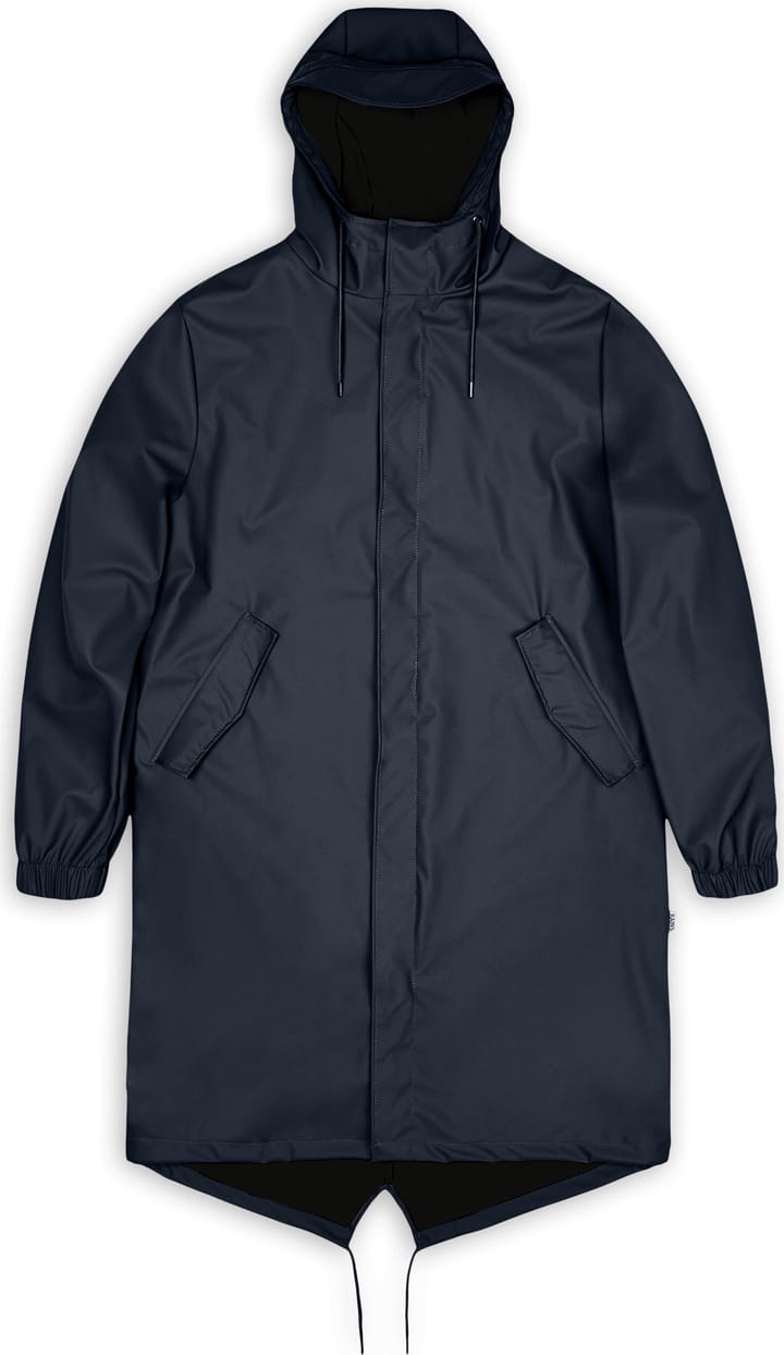 Rains Unisex Fishtail Parka Navy Rains
