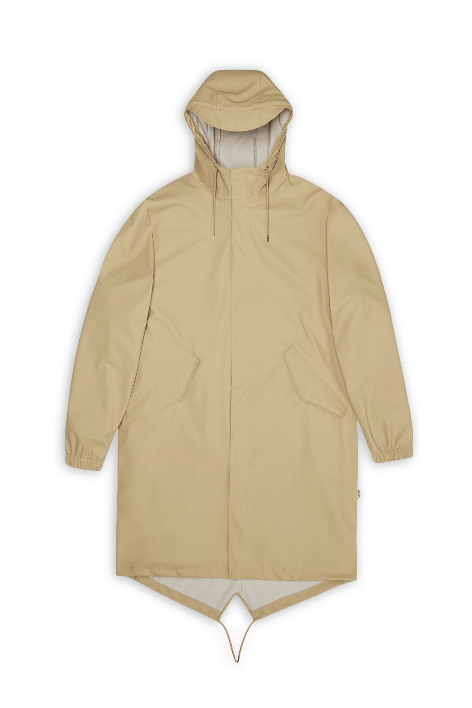 Rains Unisex Fishtail Parka Sand