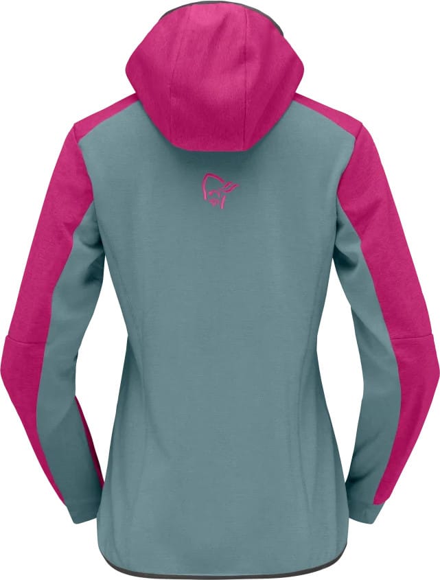 Norrøna Women's Falketind Warm2 Octa Hood Festival Fuchsia Norrøna