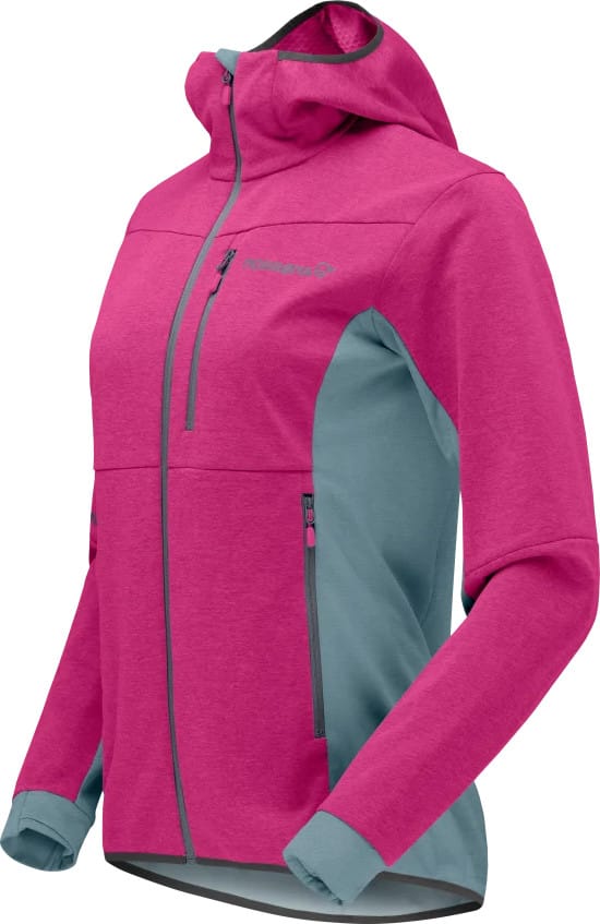 Norrøna Women's Falketind Warm2 Octa Hood Festival Fuchsia Norrøna