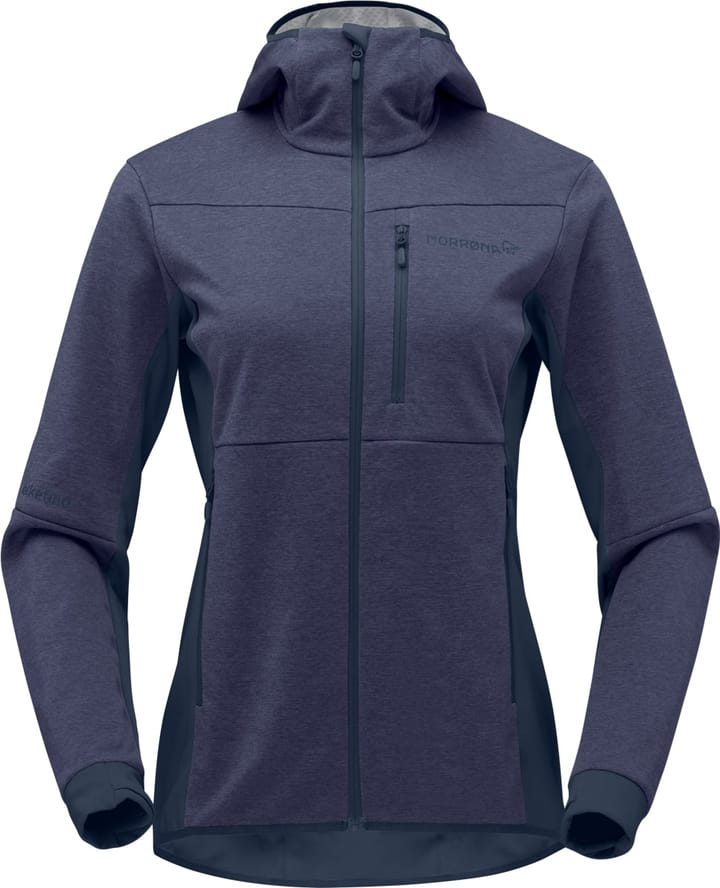 Norrøna Women's Falketind Warm2 Octa Hood Indigo Night Norrøna