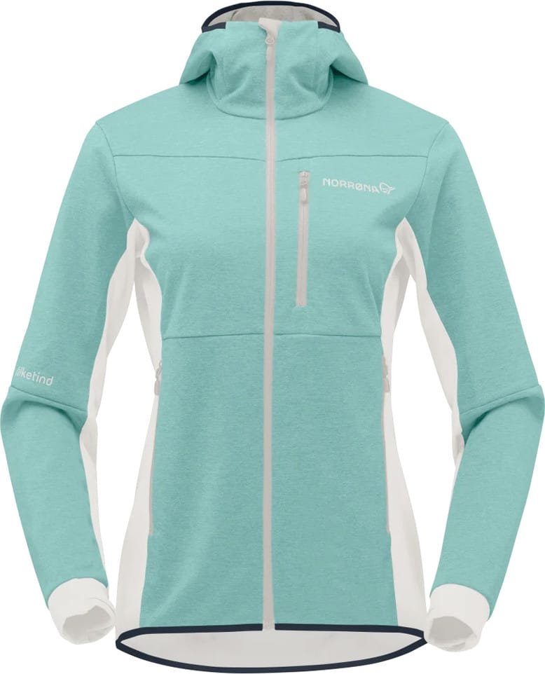 Norrøna Women's Falketind Warm2 Octa Hood Malachite Green