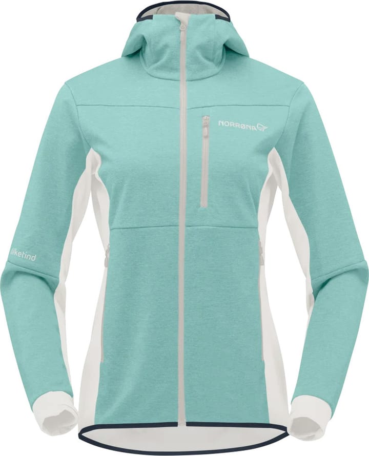 Norrøna Women's Falketind Warm2 Octa Hood Malachite Green Norrøna