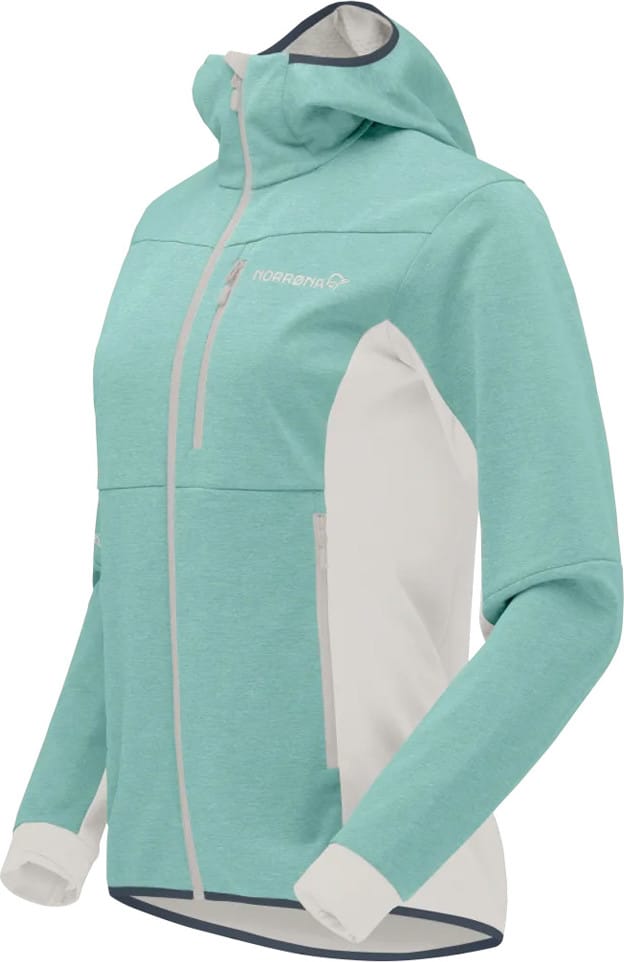 Norrøna Women's Falketind Warm2 Octa Hood Malachite Green Norrøna