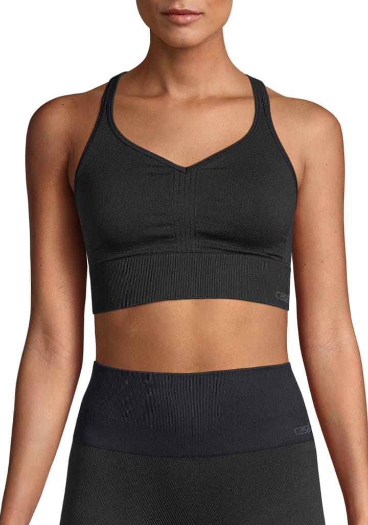 Casall Women's Seamless Sports Top Graphite Grey Casall Casall Women's Seamless Sports Top Graphite Grey Casall