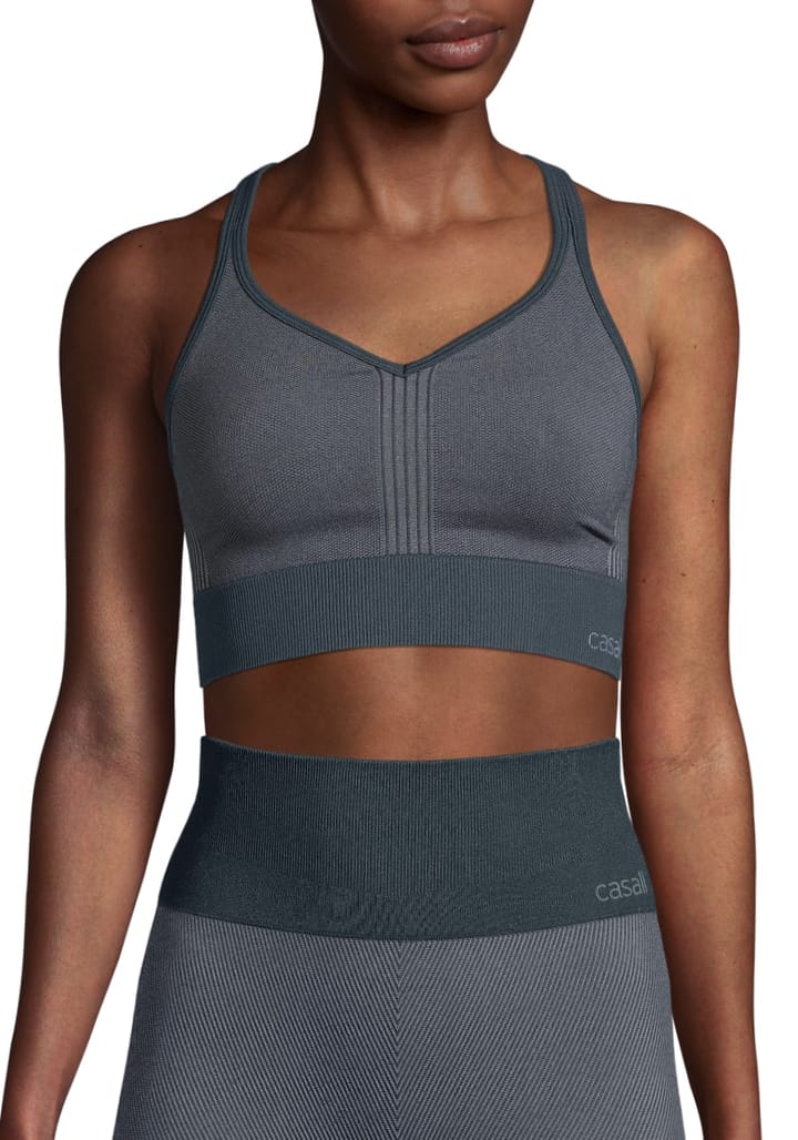 Casall Women's Seamless Sports Top Nordic Blue Casall Casall Women's Seamless Sports Top Nordic Blue Casall