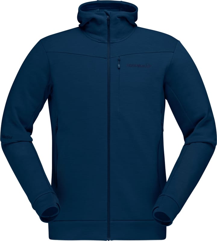Norrøna Falketind Warmwool2 Stretch Zip Hood M's Indigo Night Norrøna Norrøna Falketind Warmwool2 Stretch Zip Hood M's Indigo Night Norrøna