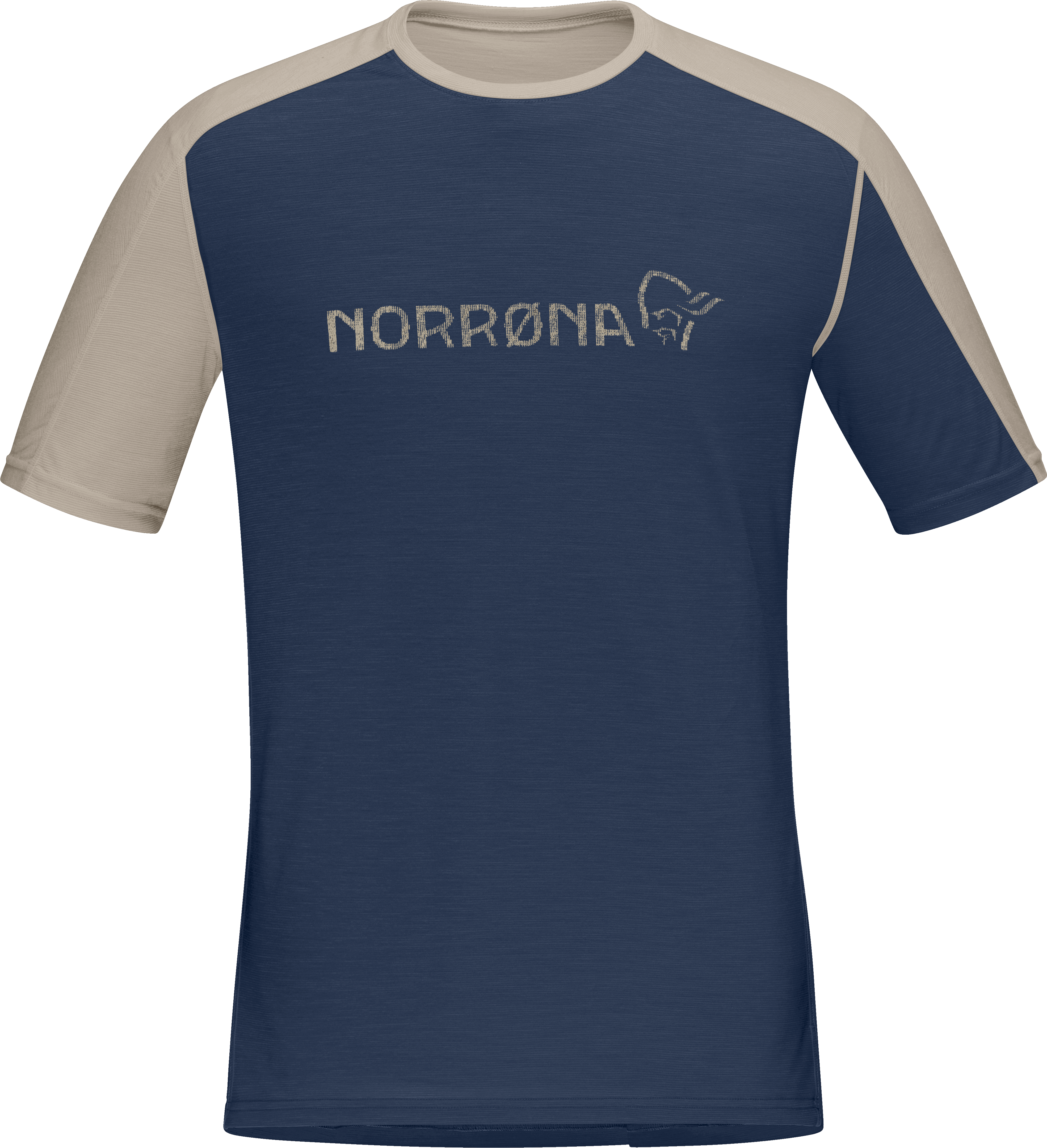 Norrøna Men’s Falketind Equaliser Merino T-Shirt Indigo Night/Pure Cashmere