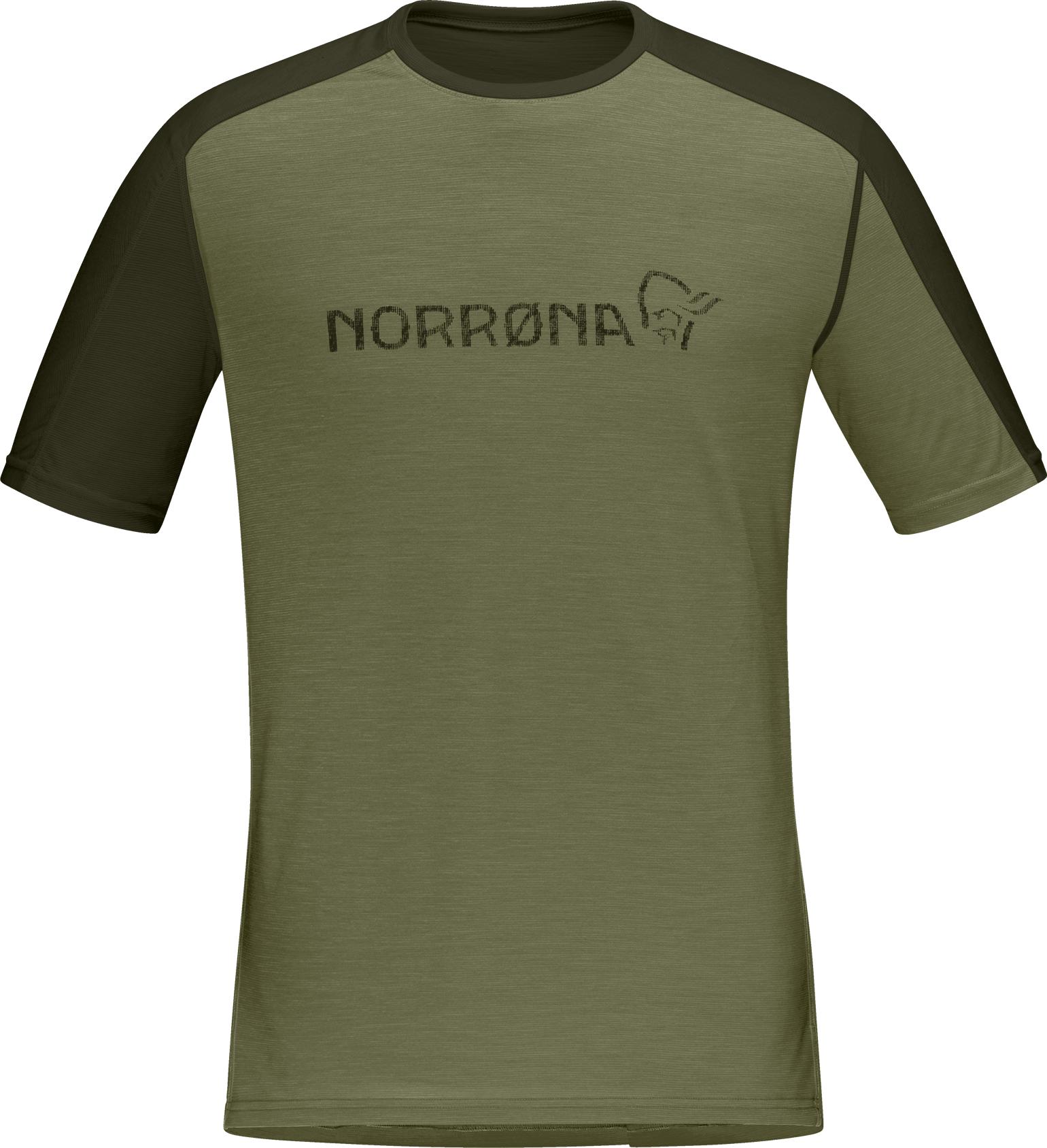 Norrøna Men's Falketind Equaliser Merino T-Shirt Olive Night/Rosin