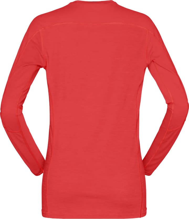 Norrøna Women's Falketind Equaliser Merino Round Neck Paprika Norrøna