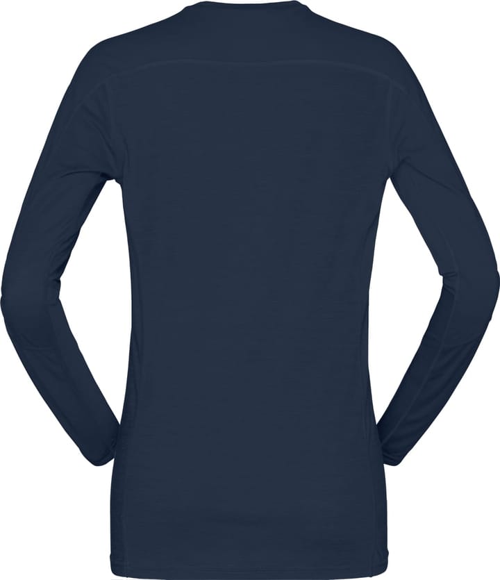 Norrøna Women's Falketind Equaliser Merino Round Neck Indigo Night Norrøna