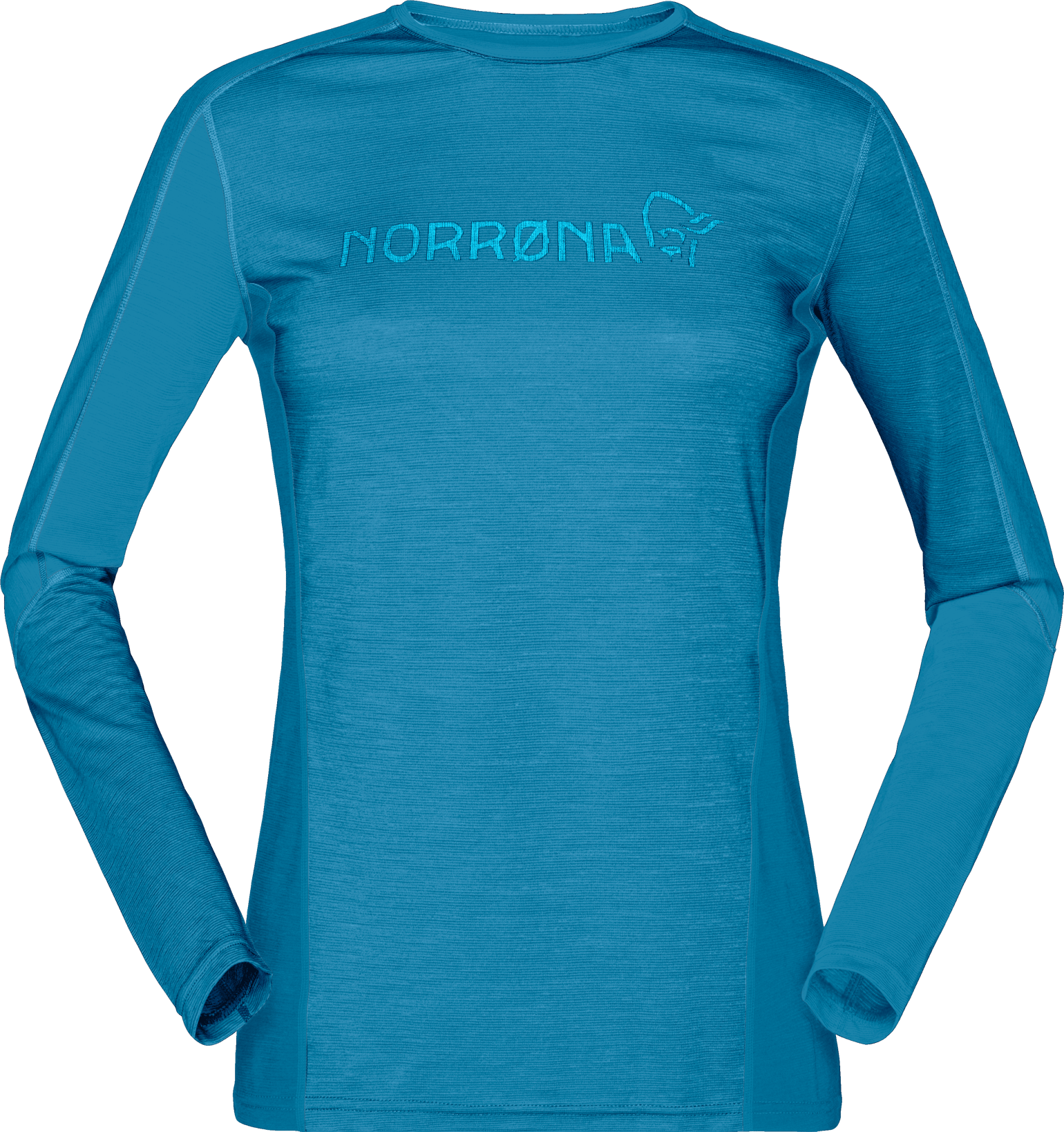 Norrøna Women's Falketind Equaliser Merino Round Neck Hawaiian Surf