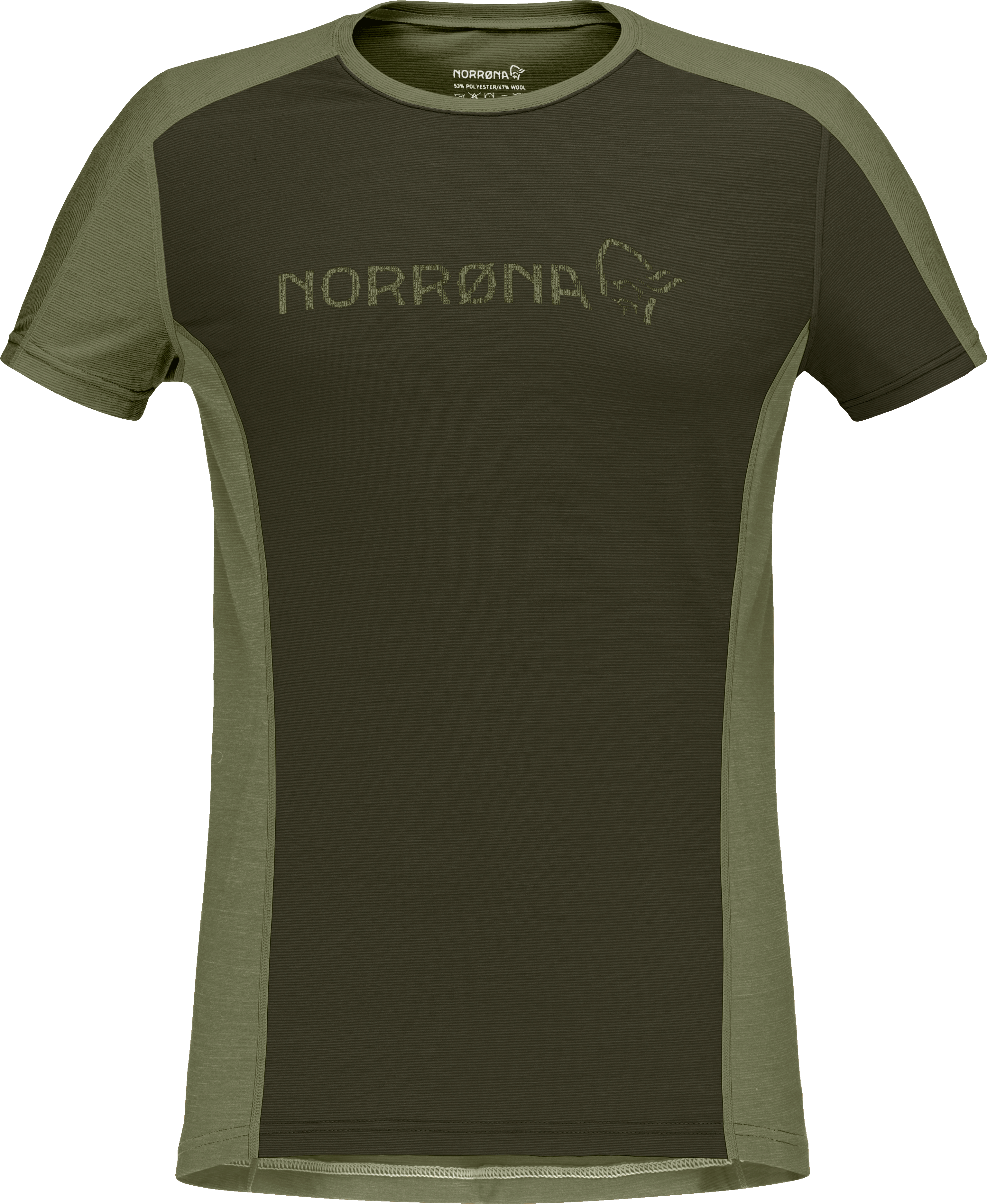 Norrøna Women’s Falketind Equaliser Merino T-Shirt Olive Night/Rosin