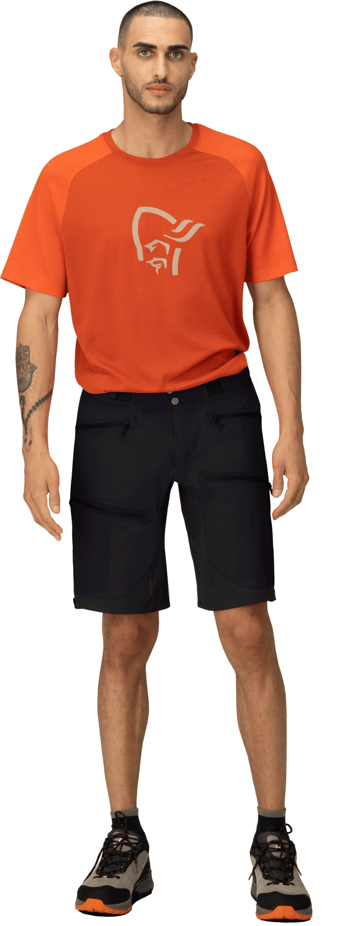 Norrøna Men's Falketind Flex1 Tech Shorts Caviar Norrøna