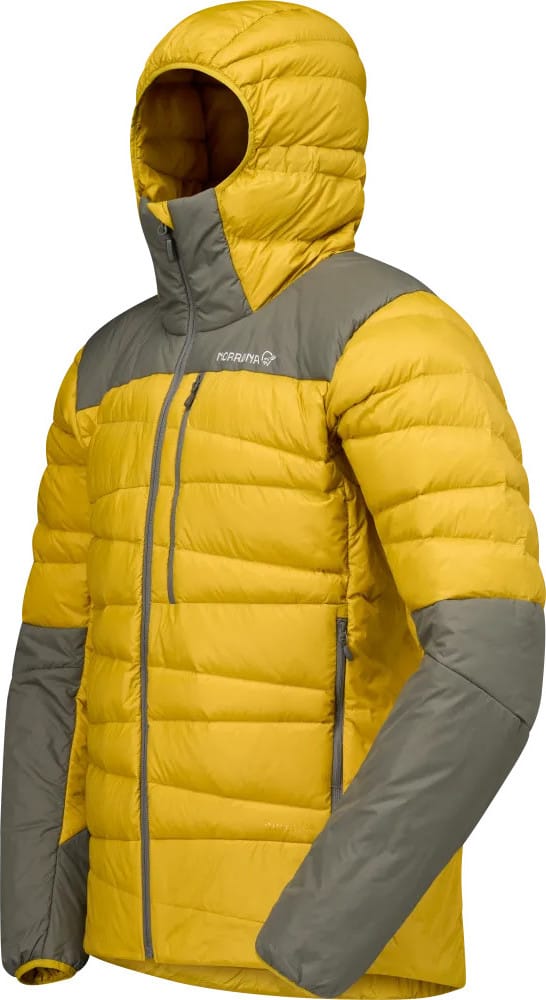 Norrøna Men's Falketind Down750 Hood Golden Palm Norrøna