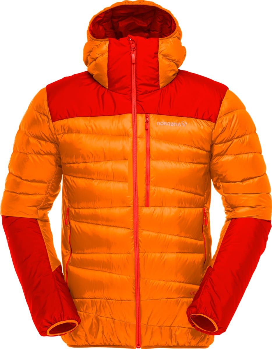 Norrøna Falketind Down750 Hood M's Orange Popsicle/Arednalin