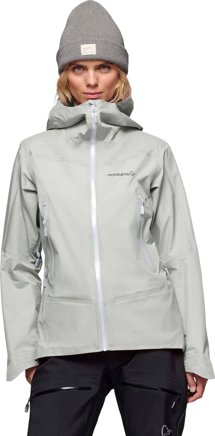 Norrøna Women's Falketind GORE-TEX Jacket Oatmeal Norrøna
