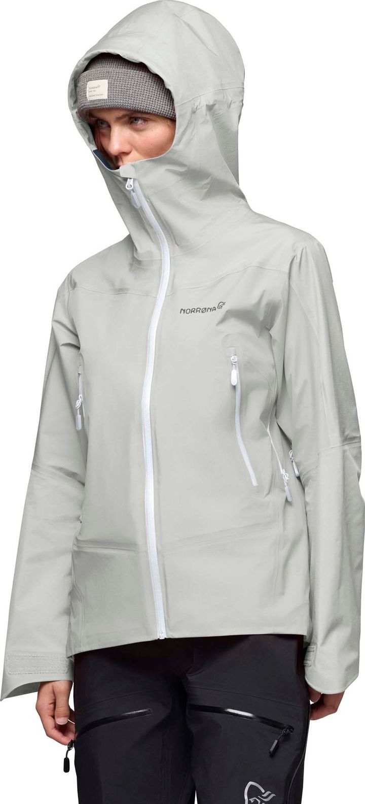 Norrøna Women's Falketind GORE-TEX Jacket Oatmeal Norrøna