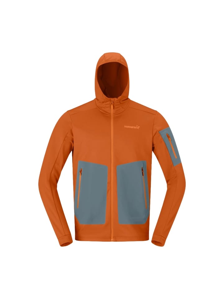 Norrøna Men's Falketind Warm Stretch Hood Gold Flame Norrøna Norrøna Men's Falketind Warm Stretch Hood Gold Flame Norrøna
