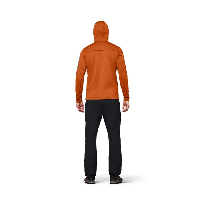 Norrøna Men's Falketind Warm Stretch Hood Gold Flame Norrøna