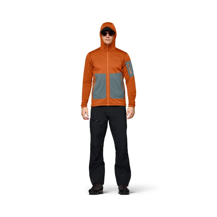 Norrøna Men's Falketind Warm Stretch Hood Gold Flame Norrøna