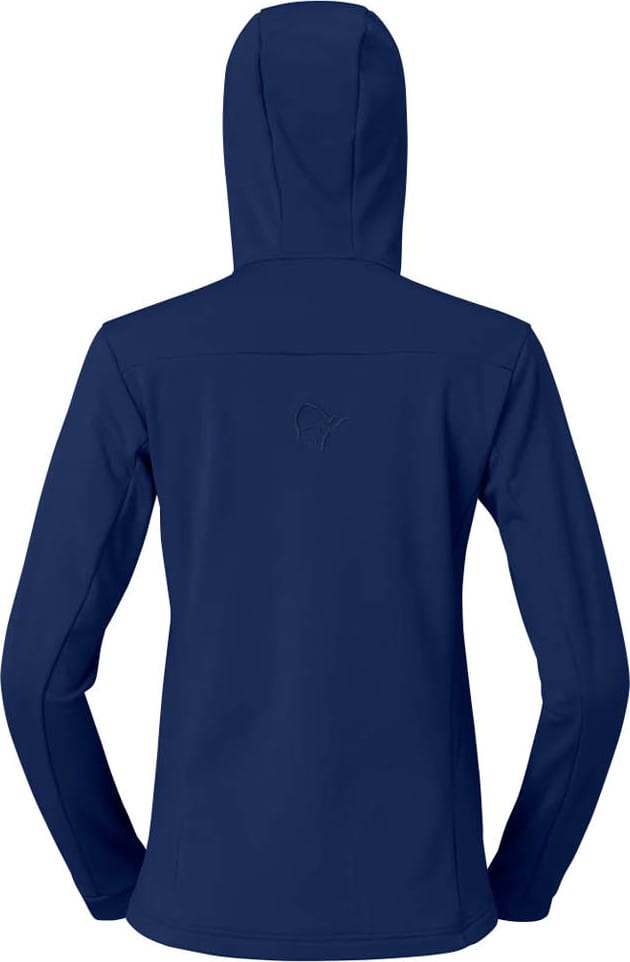 Norrøna Women's Falketind Warm Stretch Hood Indigo Night Blue Norrøna