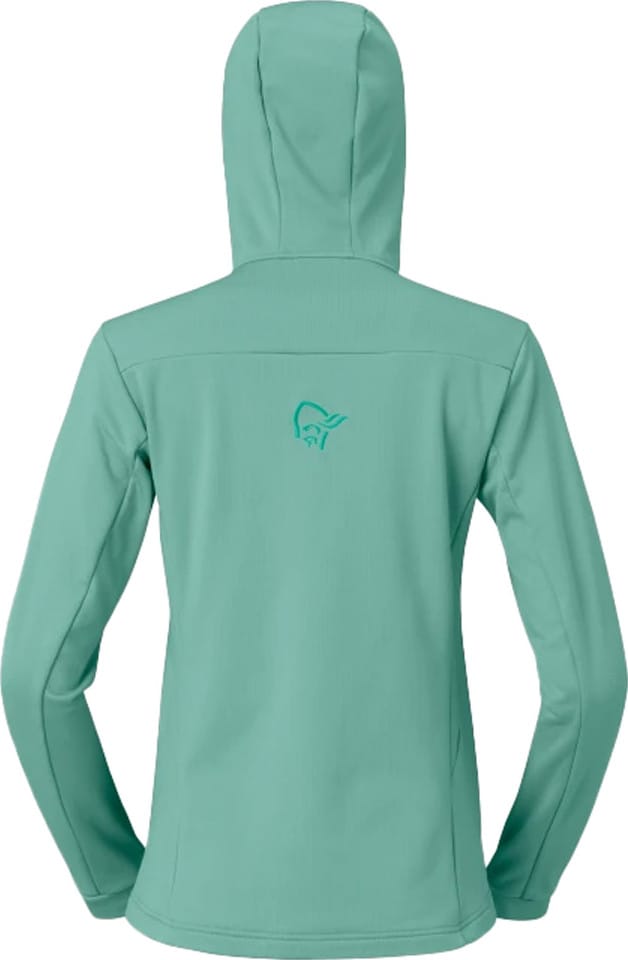 Norrøna Women's Falketind Warm Stretch Hood Malachite Green Norrøna