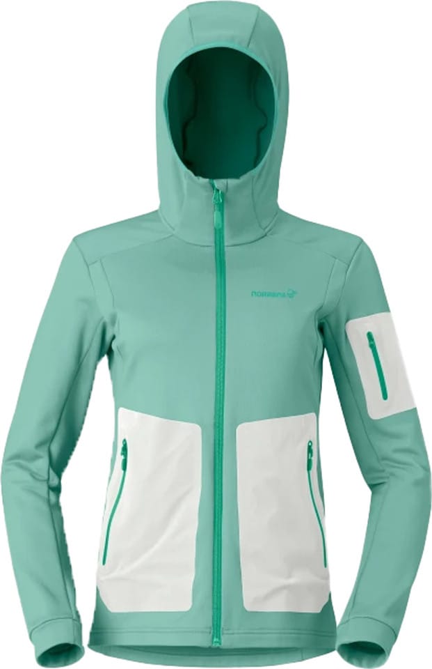 Norrøna Women's Falketind Warm Stretch Hood Malachite Green