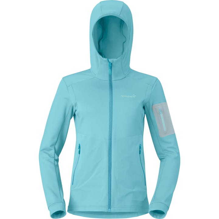 Norrøna Women's Falketind Warm Stretch Hood Brittany Blue Norrøna