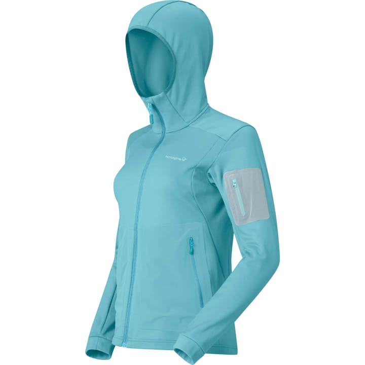 Norrøna Women's Falketind Warm Stretch Hood Brittany Blue Norrøna