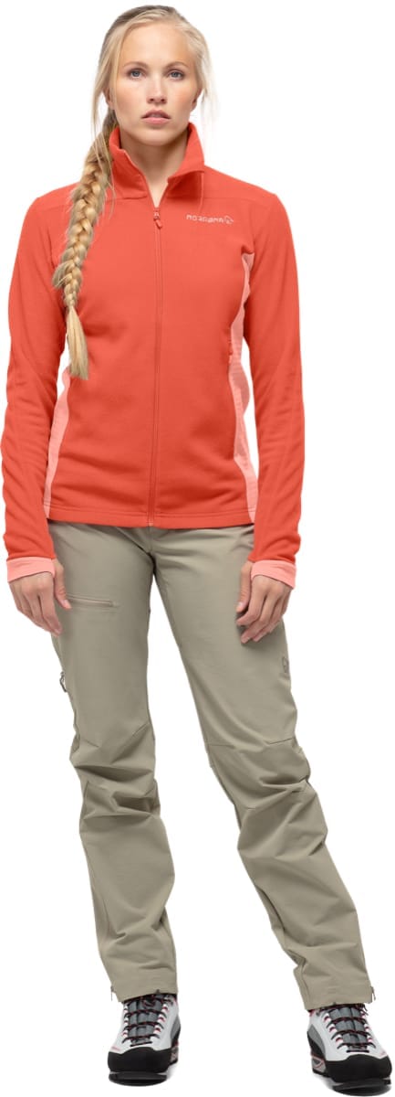 Norrøna Women's Falketind Warm1 Jacket Orange Alert/Peach Amber Norrøna