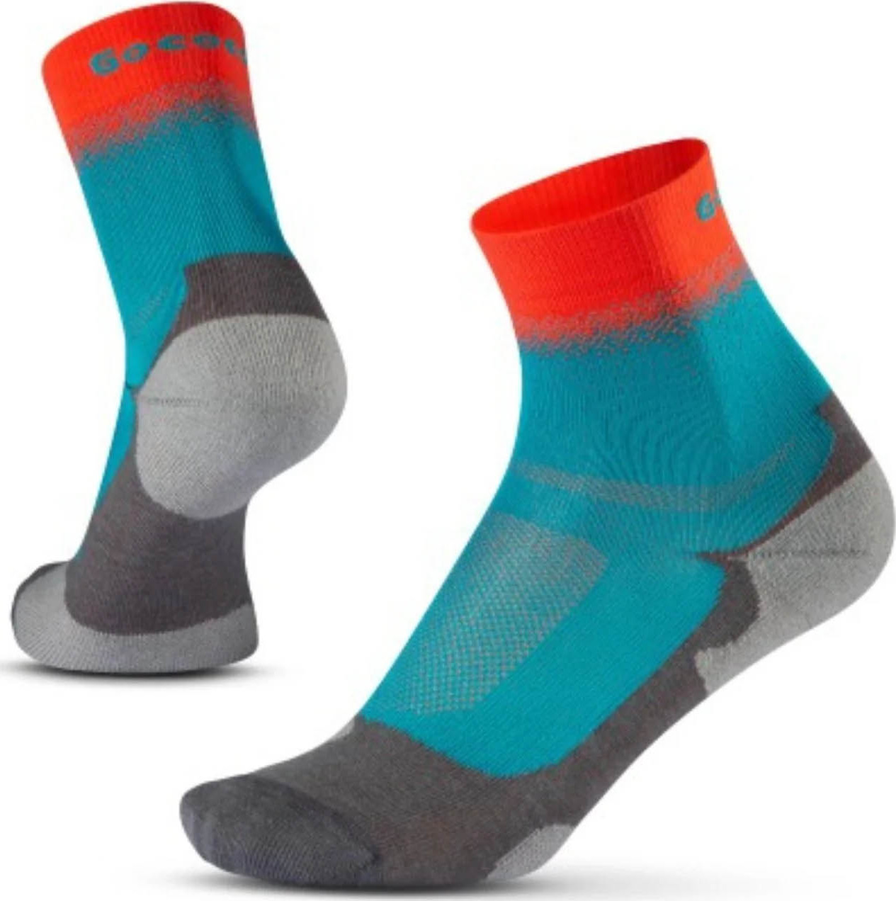 Light Sport High 45-47, Dark Turquoise/Red Orange