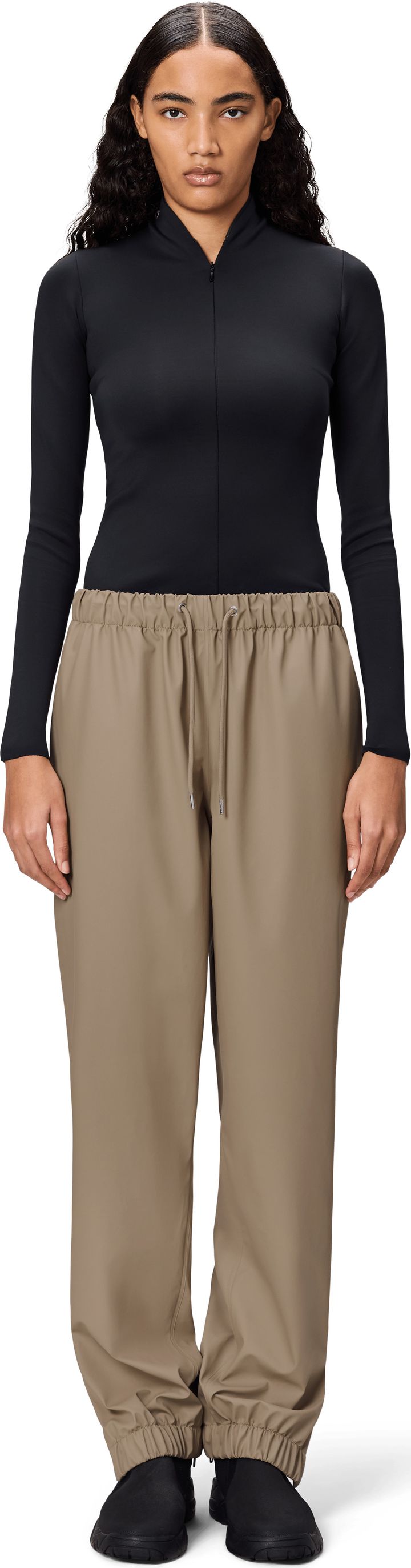 Rains Unisex Pants Regular Beige Rains