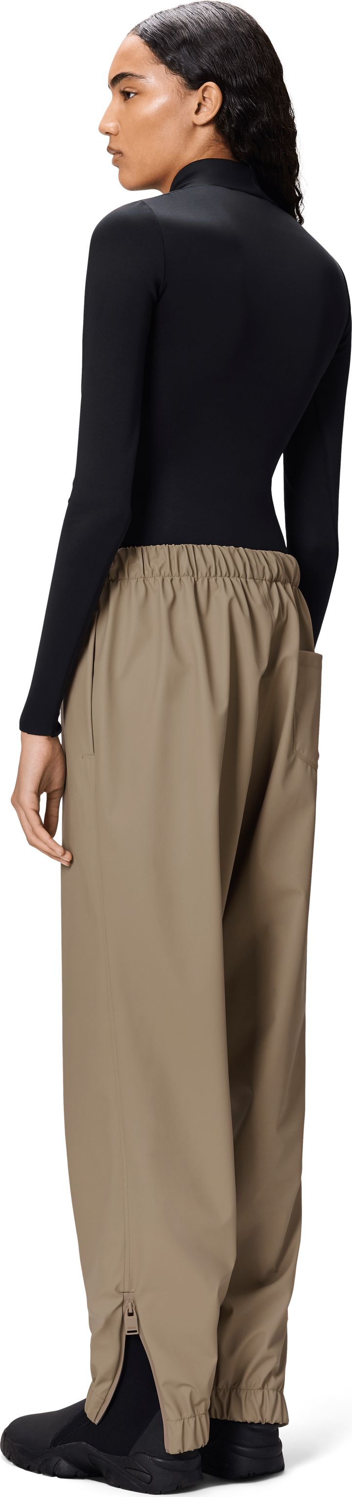 Rains Unisex Pants Regular Beige Rains