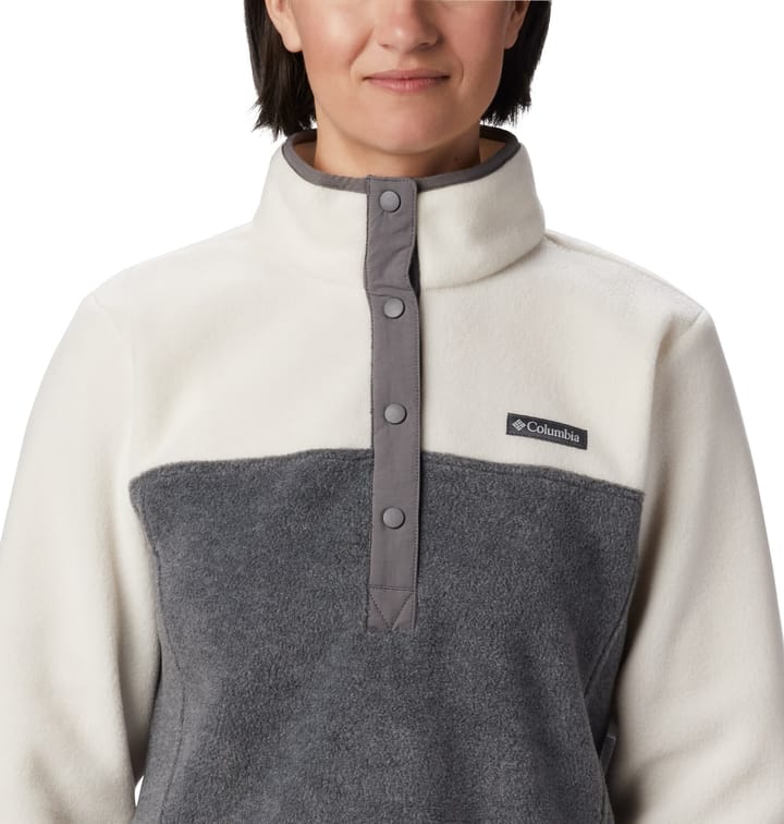 Columbia Benton Springs 1/2 Snap Pullover City Grey Heather/Ch Columbia Columbia Benton Springs 1/2 Snap Pullover City Grey Heather/Ch Columbia