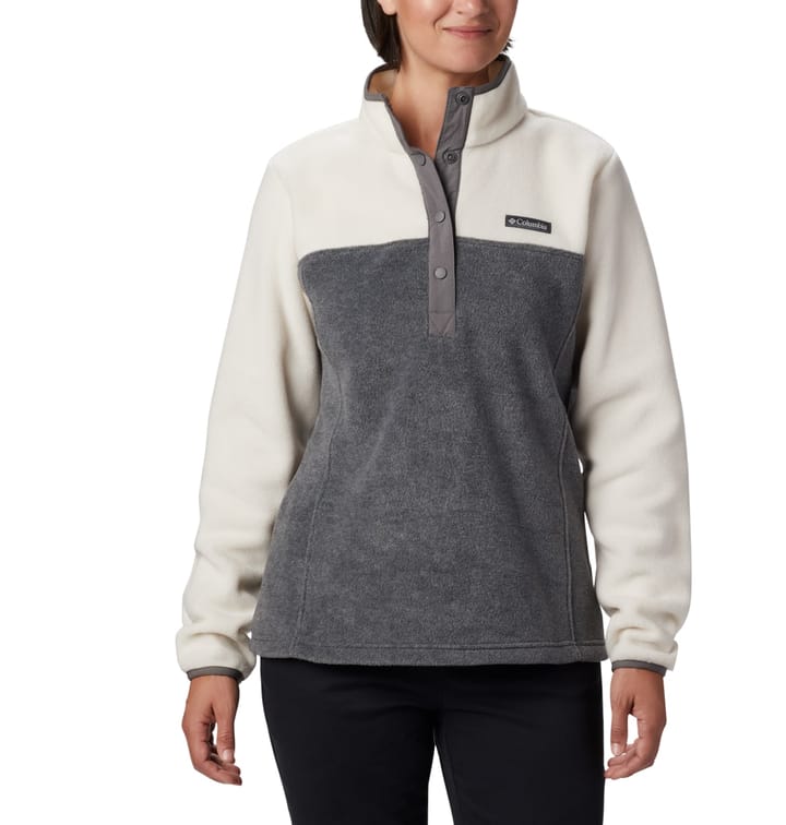 Columbia Benton Springs™ 1/2 Snap Pullover W City Grey Heather, Chalk Columbia Montrail