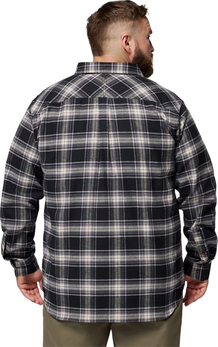 Columbia Men's Flare Gun Stretch Flannel Black Two Lane Tartan Columbia