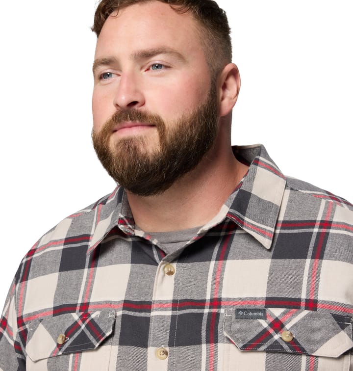 Columbia Men's Flare Gun Stretch Flannel Dark Stone Trails Edge Plaid Columbia Columbia Men's Flare Gun Stretch Flannel Dark Stone Trails Edge Plaid Columbia